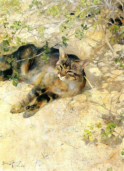 bruno liljefors Sleeping Jeppe oil painting image